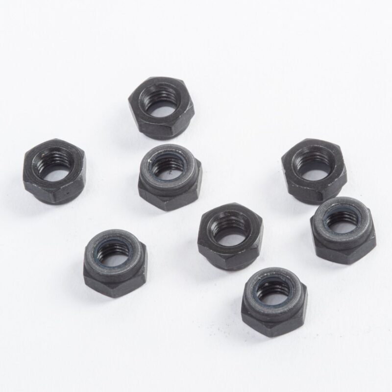 Dadi autobloccanti bassi neri ruote Rollerskates Italia